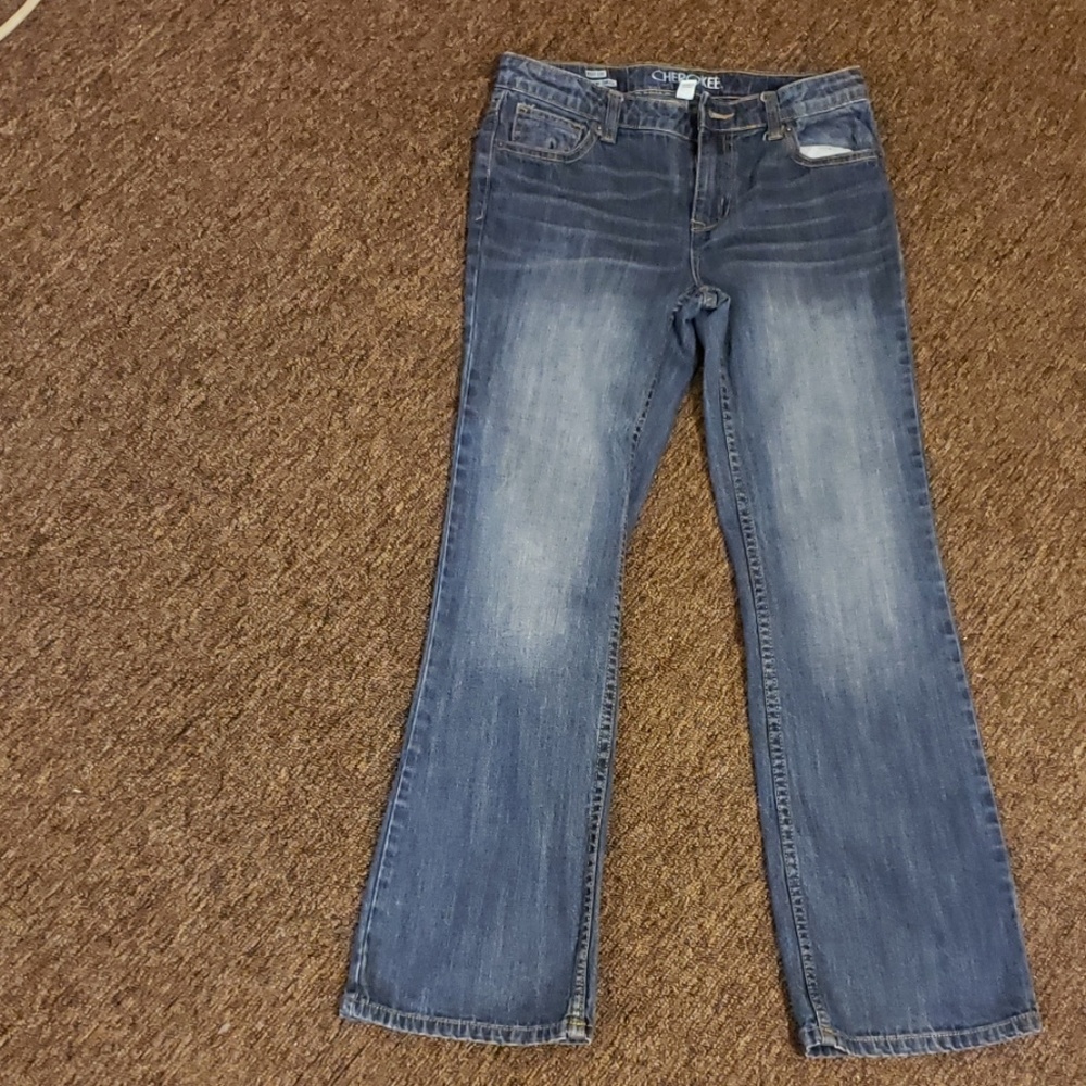 Girls Cherokee boot cut jeans in great condition.